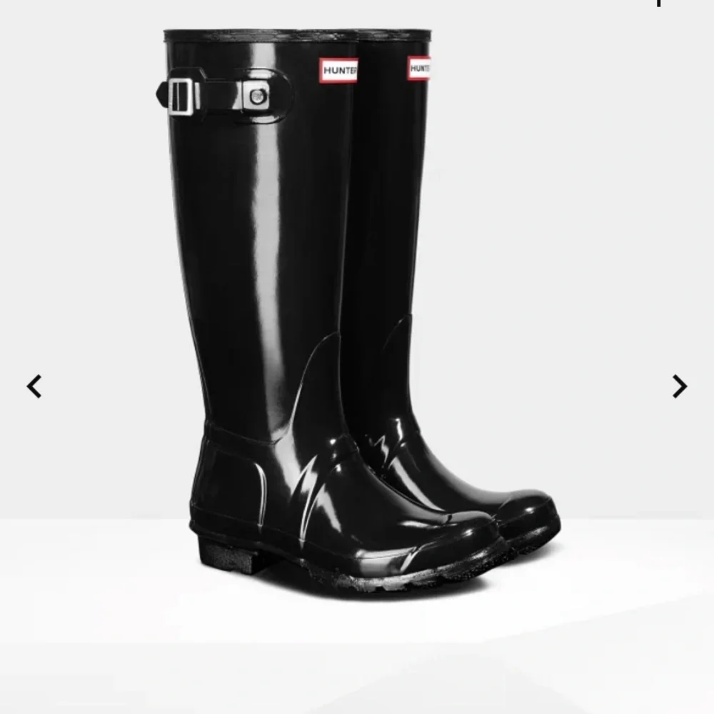 NWOT Hunter original tall gloss rain boots - Picture 1 of 6
